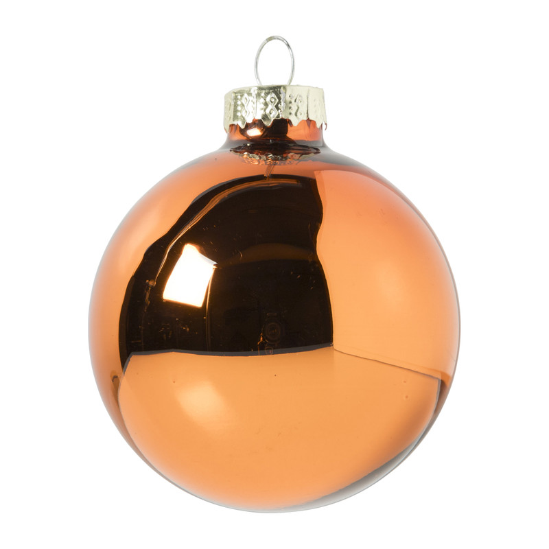 Kerstbal box boho - multikleur - set van 8