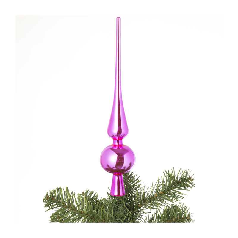 Piek glas - roze - ø6x28 cm