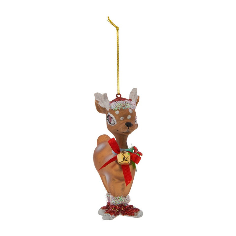 Kersthanger - hertje - 6x13 cm