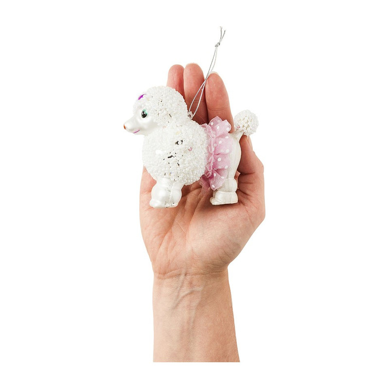 Hanger poedel - 10x9 cm