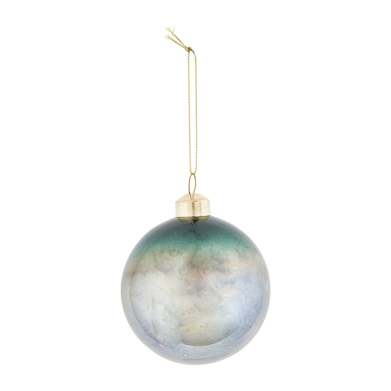 Kerstbal iridescent - Groen