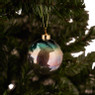 Kerstbal iridescent - Groen