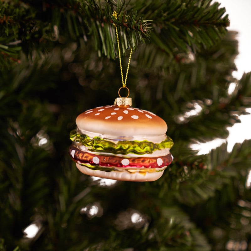 Kerstbal hamburger