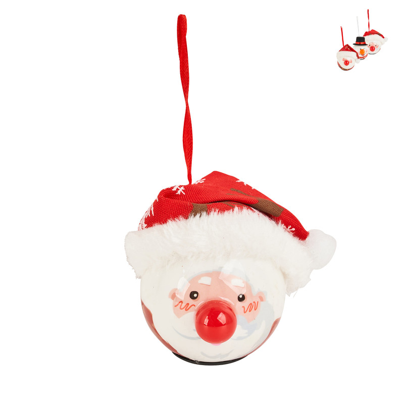 LED kerstbal - diverse varianten - ⌀6 cm 