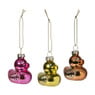 Kersthangers mini - badeendjes - set van 3