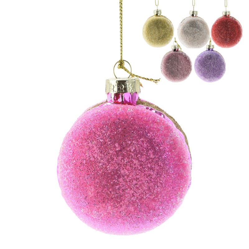 Kersthanger macaron - multikleur - diverse varianten