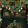 Mini kerstbal - rood - 24 stuks