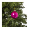 kerstbal multicolor - glas - 8 stuks