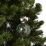 Kerstbal smoke - groen - ø8 cm