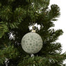 Kerstbal dots - groen - ø8 cm 
