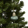 Kersthanger lampion - groen - ø7x9 cm