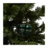 Kersthanger ruiten hart - groen - 9x5x9 cm 