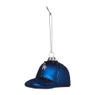 Kersthanger pet - blauw - 9x7x7 cm 