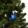 Kersthanger pet - blauw - 9x7x7 cm 