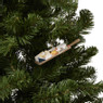 Kersthanger kaasplank - bruin - 12.7x4.4x1.9 cm 