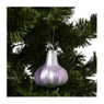 Kersthanger knoflook - paars - ø7.4x8 cm