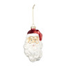 Kersthanger kerstman - rood/wit - 8.6x8x14.2 cm
