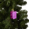 Kersthanger koffer - roze - 6.5x3.5x9.5 cm