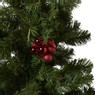 Kerstballetjes draad - rood - ø2.5 cm