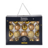 Kerstballen giftbox mix - goudkleurig - ø7 cm