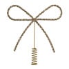 Piek strik - goudkleurig - 21x25 cm