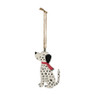 Kersthanger hond van hout - 20x6x30 cm - diverse varianten
