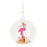 Kerstbal flamingo - ⌀8 cm 