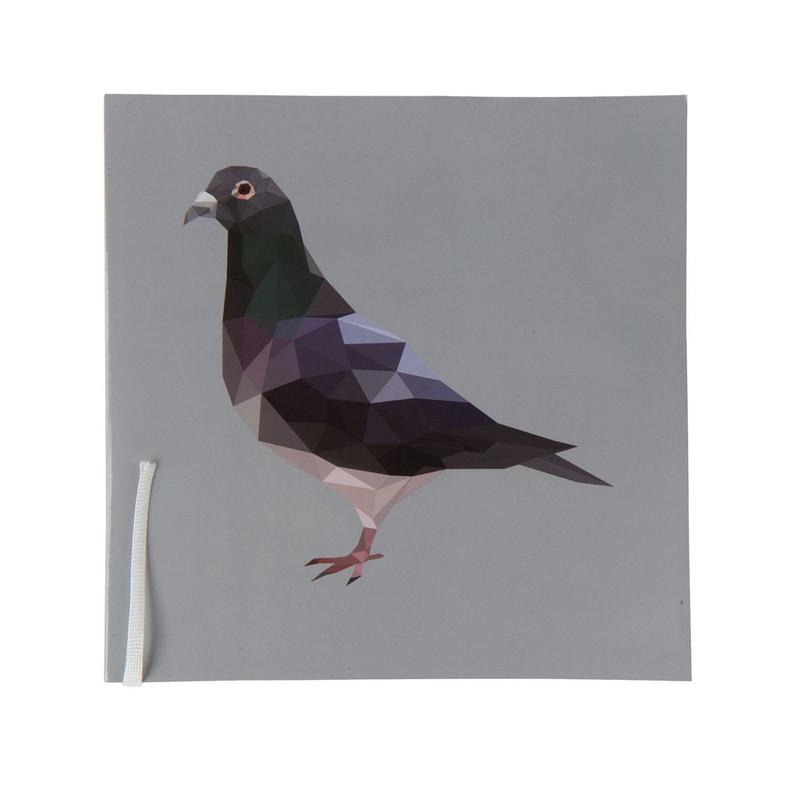 Notitieboek 21x21 cm - vogel 