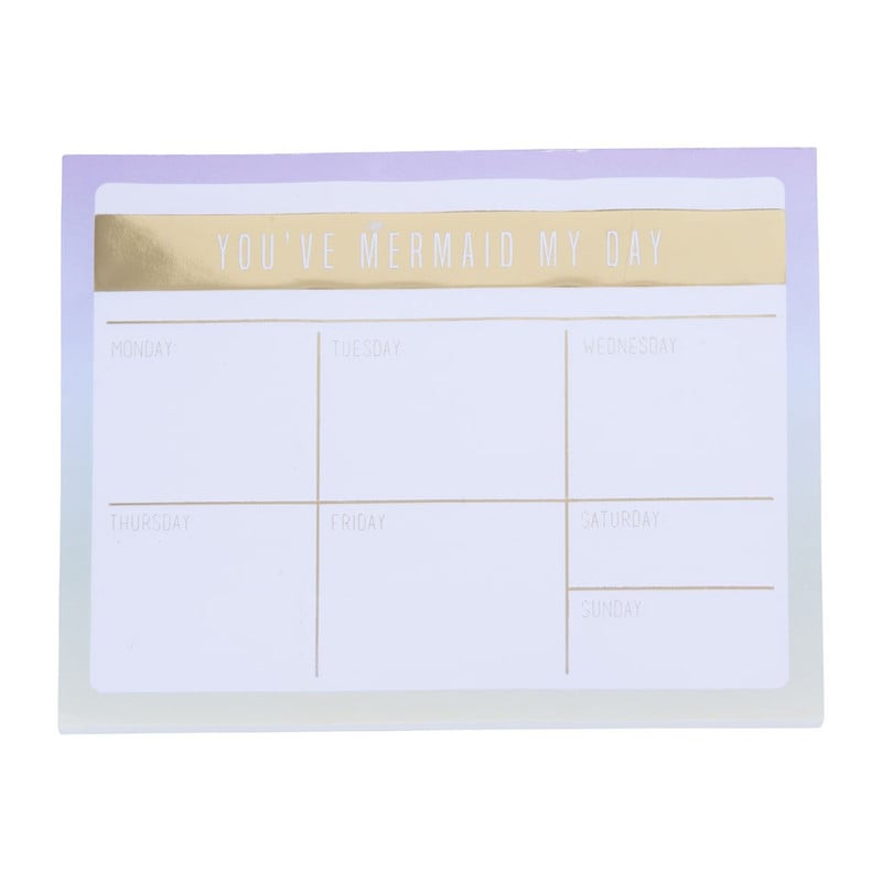 Weekplanner mermaid