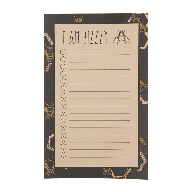 Notitieblokje 'I  am bizzzy' - 10 x 9 cm