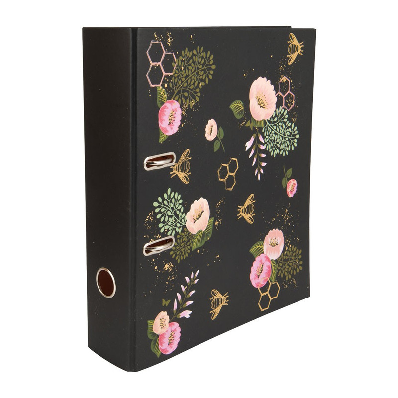 Ordner heritage - zwart - 31,5x28x7 cm