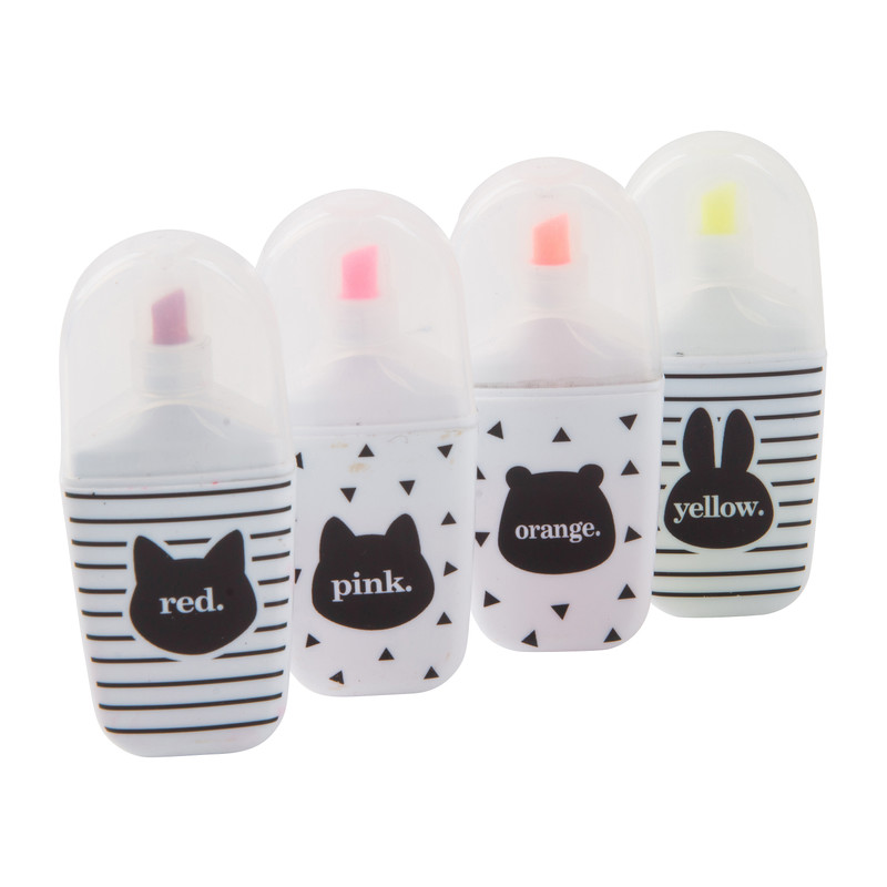 Markers mini - 4 stuks - diverse