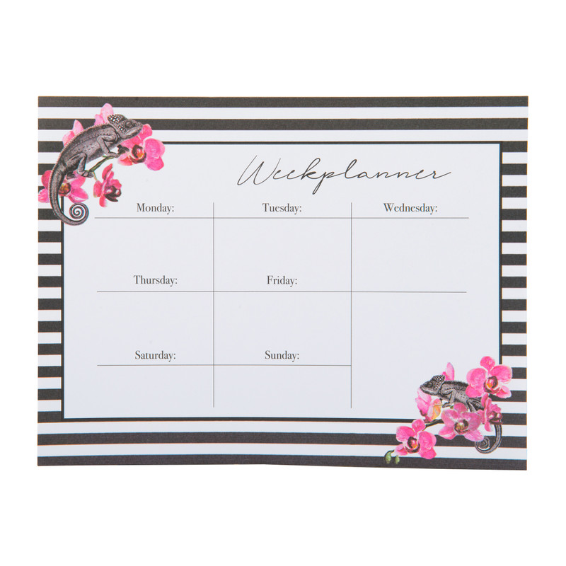 Weekplanner orchidee 