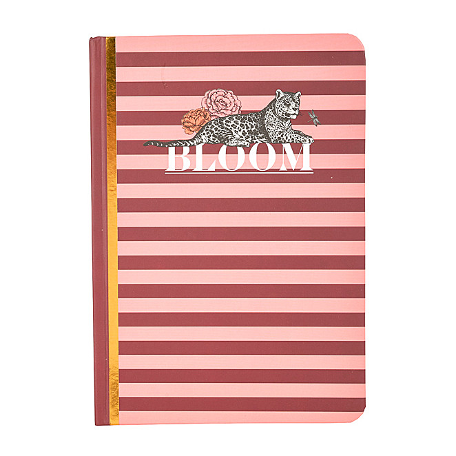 Notitieboek A5 - bloom gestreept