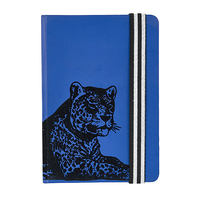 Notitieboek A5 - blue leopard