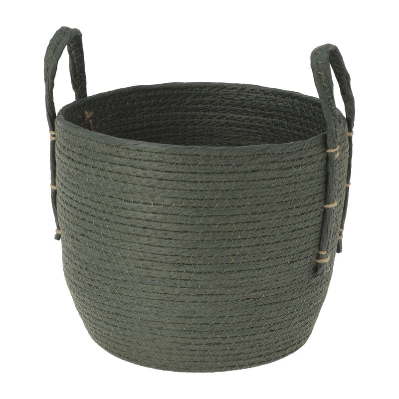 Papieren manden - groen - set van 3