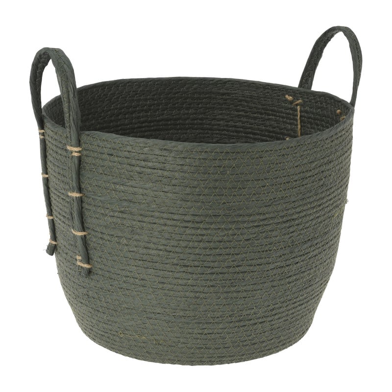 Papieren manden - groen - set van 3