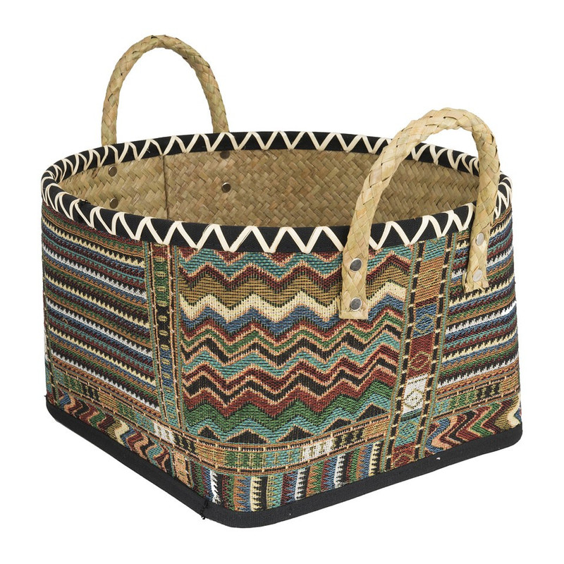 Mand rond India – Ø33x20 cm