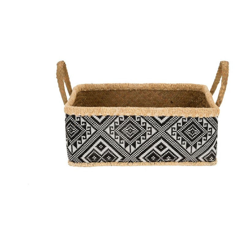 Lademand ruit - 24x36x15 cm - zwart/wit