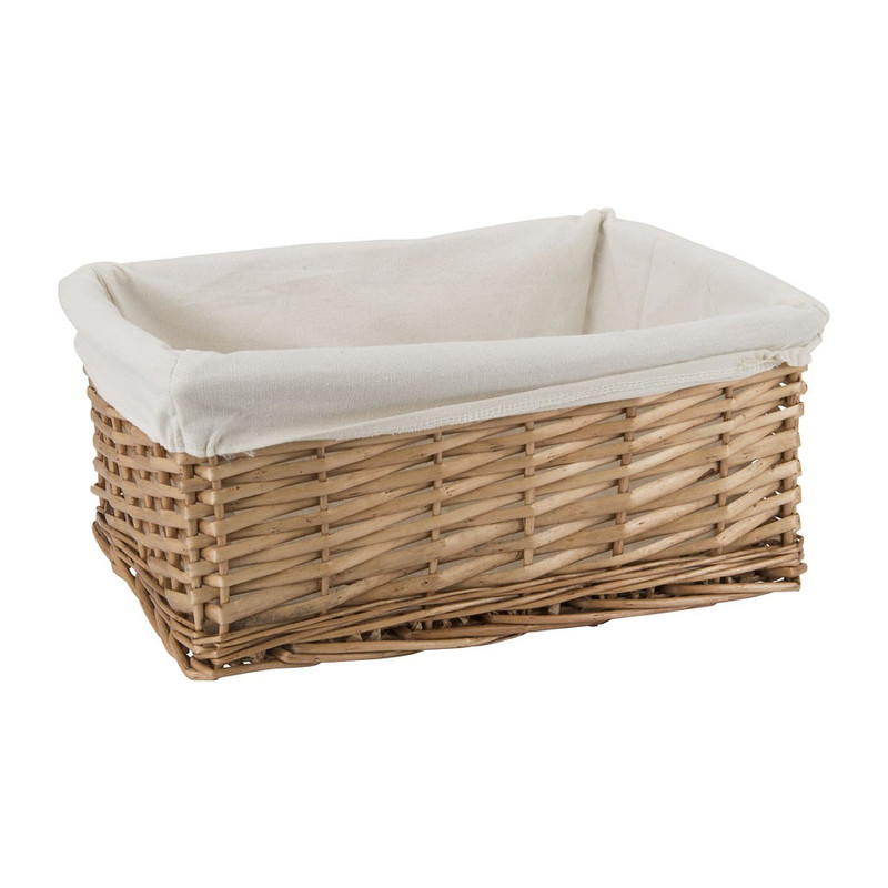 Lademand met voering - bruin - 36x25x15.5 cm