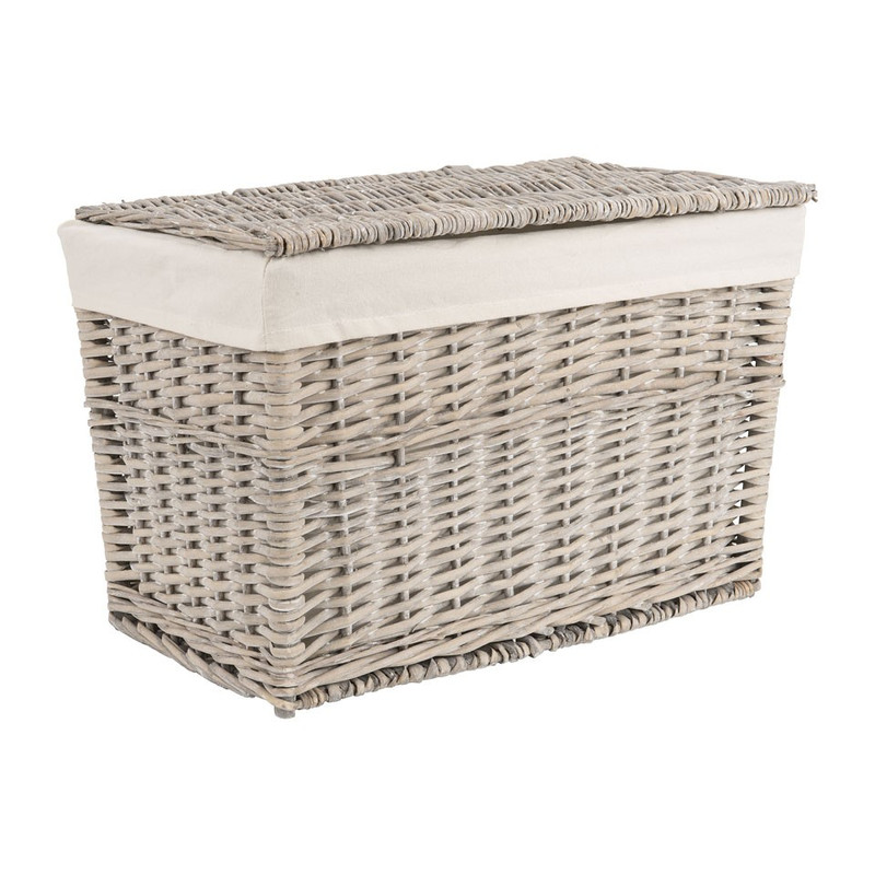 Wasmand basic - 50x31x34 cm - grijs