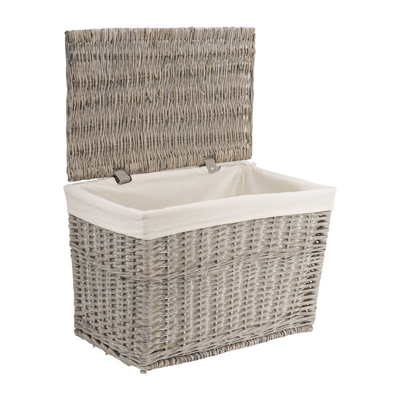 Wasmand basic - 50x31x34 cm - grijs