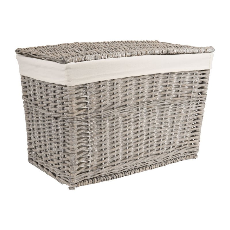 Wasmand basic - 57x37x40 cm - grijs