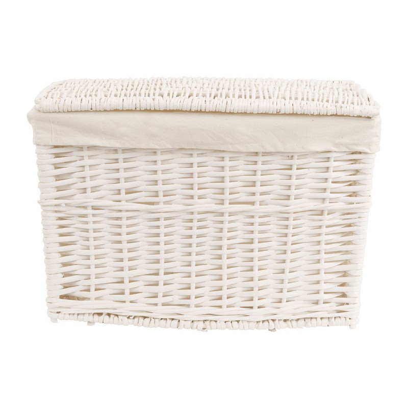 Wasmand basic - 50x31x34 cm - wit