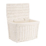 Wasmand basic - 50x31x34 cm - wit