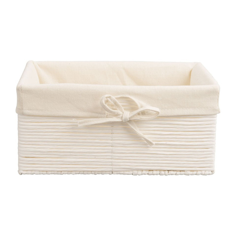 Lademand Batavia S - wit - 30x19x14 cm