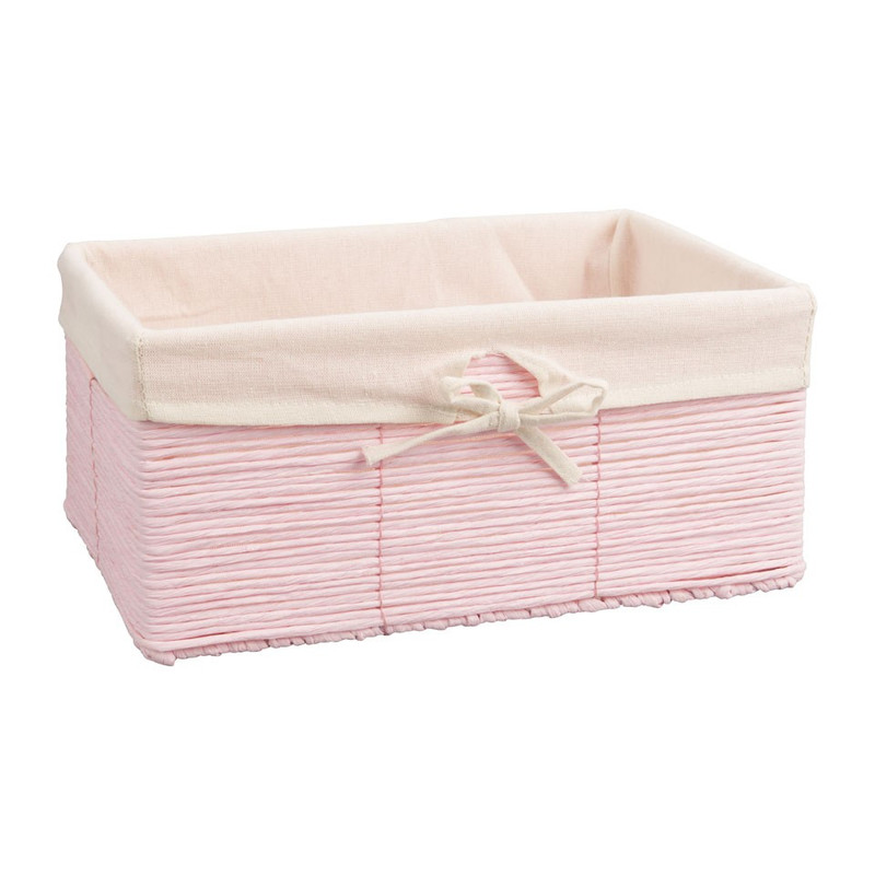 Lademand Batavia M - roze - 35x24x16 cm
