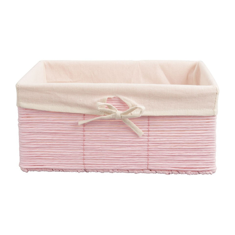 Lademand Batavia M - roze - 35x24x16 cm