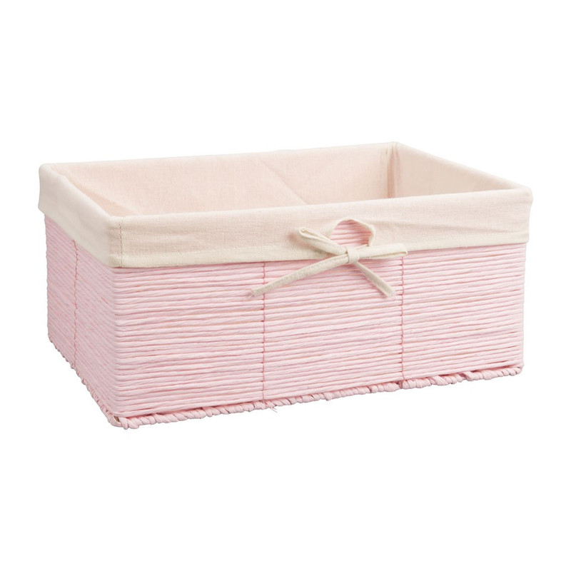 Lademand Batavia L - roze - 40x29x18 cm