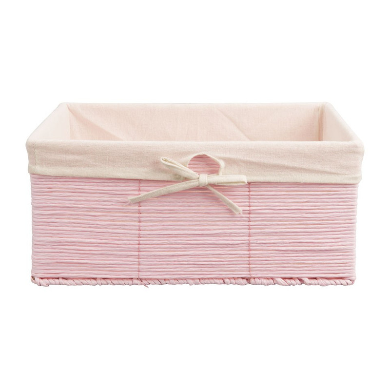 Lademand Batavia L - roze - 40x29x18 cm